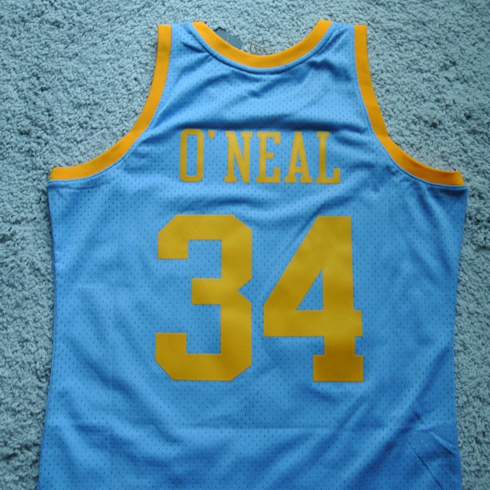 NWT Shaquille O'Neal Los Angeles Lakers Mitchell & Ness MPLS Jersey Large - Picture 9 of 11